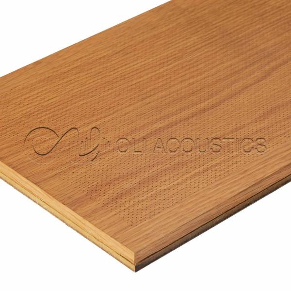 4-2-0.5 Micro Perforated Wooden Acoustic Panel With Natural Walnut Veneer For Hotel